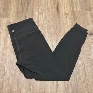 Athleta Elevation 7/8 Tight Powervita Farbric Gray Leggings Women’s Size S
